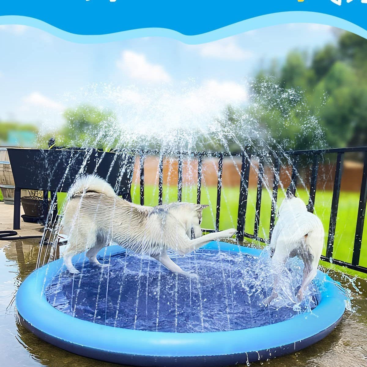 Interactive Outdoor Water Spray Mat for Kids and Pets