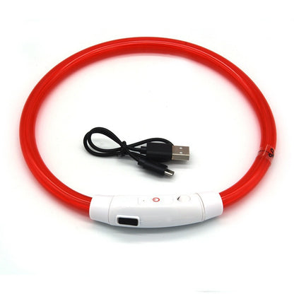 USB Rechargeable LED Pet Safety Collar
