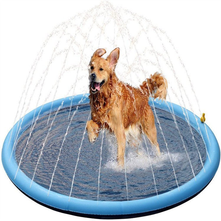 Interactive Outdoor Water Spray Mat for Kids and Pets