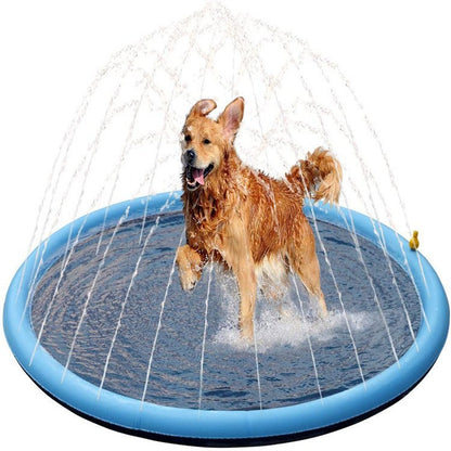 Interactive Outdoor Water Spray Mat for Kids and Pets