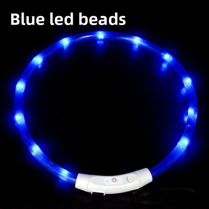 USB Rechargeable LED Pet Safety Collar