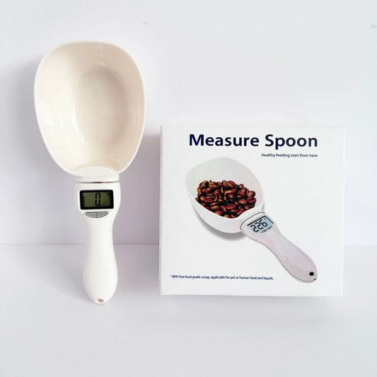 Pet Food Scale with Handle Spoon 800g Mini Electronic Nutrition Scale
