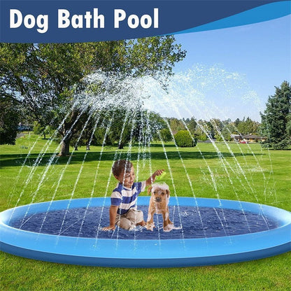 Interactive Outdoor Water Spray Mat for Kids and Pets