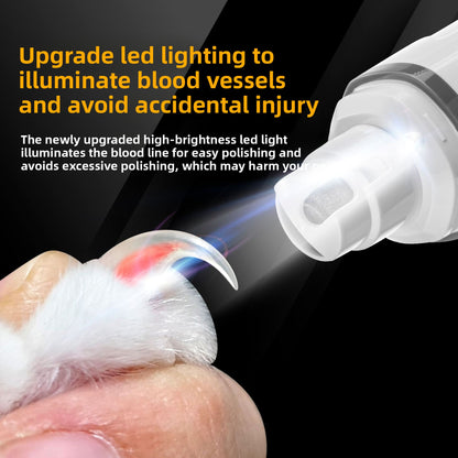 Pet Nail Grinder with LED Light